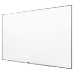 Fusion Nano-Clean Magnetic Whiteboard, 48 x 36, White Surface, Silver Aluminum Frame