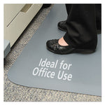 Pro Top Anti-Fatigue Mat, PVC Foam/Solid PVC, 24 x 36, Gray