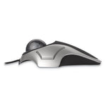 Orbit Optical Trackball Mouse, USB 2.0, Left/Right Hand Use, Black/Silver