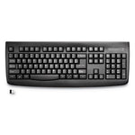 Pro Fit Wireless Keyboard, 18.38 x 8 x 1.25, Black