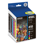 T410XL-BCS (410XL) Claria High-Yield Ink, 650 Page-Yield, Black/Cyan/Magenta/Yellow