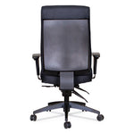 Alera Wrigley Series 24/7 High Performance High-Back Multifunction Task Chair, Supports 300 lb, 17.24" to 20.55" Seat, Black