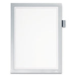 DURAFRAME Note Sign Holder, 8.5 x 11, Silver Frame