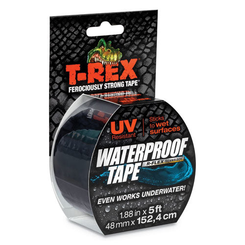 Waterproof Tape, 3" Core, 2" x 5 ft, Black