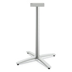 Between Standing-Height X-Base for 42" Table Tops, 32.68w x 41.12h, Silver