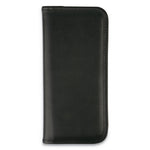 Business Card Holder, Holds 160 3.5 x 2 Cards, 4.75 x 10.13, Vinyl, Black