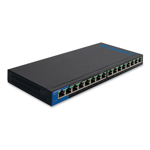 Business Desktop Gigabit PoE+ Switch, 16 Ports