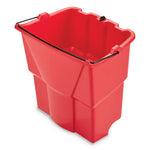 WaveBrake 2.0 Dirty Water Bucket, 18 qt, Plastic, Red