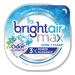 Max Odor Eliminator Air Freshener, Cool and Clean, 8 oz Jar, 6/Carton