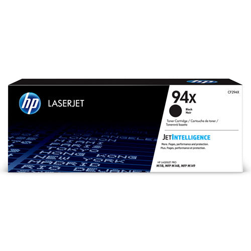 HP 94X, (CF294X) High-Yield Black Original LaserJet Toner Cartridge