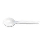 Plastic Cutlery, Heavy Mediumweight Soup Spoon, 1,000/Carton