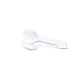 Plastic Cutlery, Heavy Mediumweight Soup Spoon, 100/Box