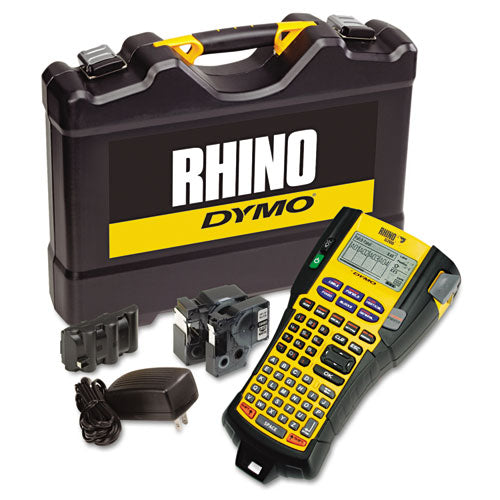 Rhino 5200 Industrial Lel Maker Kit, 5 Lines, 4.9 x 9.2 x 2.5