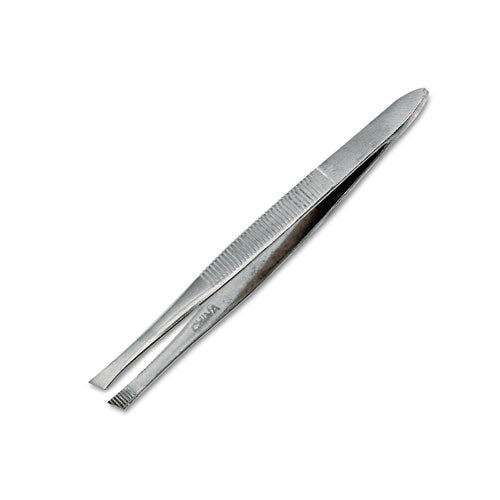 Tweezers, Stainless Steel, 3"