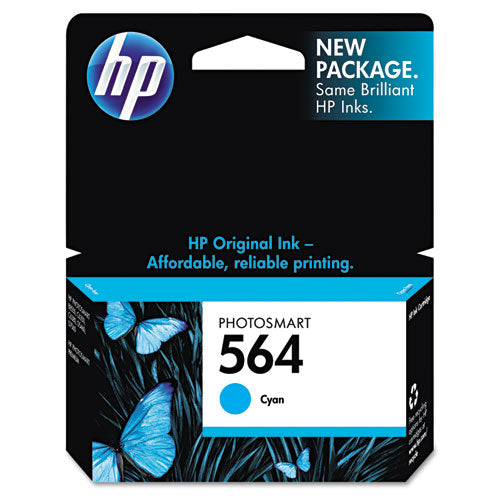 HP 564, (CB318WN) Cyan Original Ink Cartridge