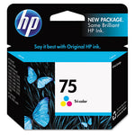 HP 75, (CB337WN) Tri-Color Original Ink Cartridge