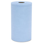 Prism Scrim Reinforced Wipers, 4-Ply, 9.75" x 275 ft, Unscented, Blue, 6 Rolls/Carton
