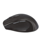 Wireless Optical Mouse with USB-A, 2.4 GHz Frequency/32 ft Wireless Range, Left/Right Hand Use, Gray/Black