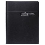 Recycled Weekly Appointment Book, 8 x 5, Black Cover, 12-Month (Jan to Dec): 2024