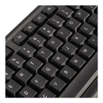 Slimline Keyboard and Mouse, USB 2.0, Black