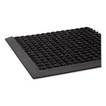 Super-Soaker Wiper Mat with Gripper Bottom, Polypropylene, 36 x 120, Charcoal