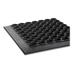 Safewalk-Light Drainage Safety Mat, Rubber, 36 x 60, Black