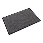 Walk-A-Way Indoor Wiper Mat, Olefin, 36 x 60, Gray