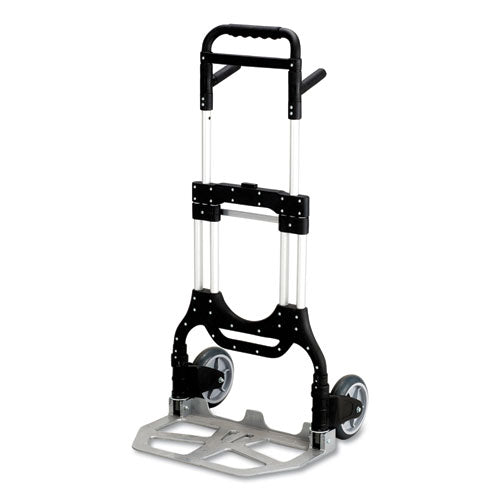 Stow-Away Heavy-Duty Hand Truck, 500 lb Capacity, 23 x 24 x 50, Aluminum