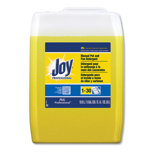 Dishwashing Liquid, Lemon Scent, 5 gal Cube