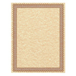 Parchment Certificates, Vintage, 8.5 x 11, Copper with Burgundy/Gold Foil Border, 50/Pack