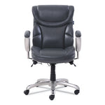 Emerson Task Chair, Supports Up to 300 lb, 18.75" to 21.75" Seat Height, Gray Seat/Back, Silver Base