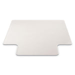 RollaMat Frequent Use Chair Mat, Med Pile Carpet, Flat, 36 x 48, Lipped, Clear