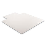 RollaMat Frequent Use Chair Mat, Med Pile Carpet, Flat, 36 x 48, Lipped, Clear