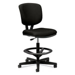 Volt Series Adjustable Task Stool, Supports Up to 275 lb, 22.88" to 32.38" Seat Height, Black