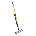 Pulse Microfiber Spray Mop System, 17" Wide Microfiber Head, 52" Yellow Plastic Handle