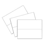 Scored Tent Cards, 4.25 x 11, White,1 Card/Sheet, 50 Sheets/Box