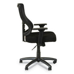 Alera Elusion II Series Mesh Mid-Back Swivel/Tilt Chair, Adjustable Arms, Supports 275lb, 17.51" to 21.06" Seat Height, Black