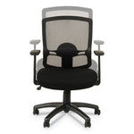 Alera Etros Series Mesh Mid-Back Chair, Supports Up to 275 lb, 18.03" to 21.96" Seat Height, Black