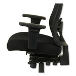 Alera Etros Series Mesh Mid-Back Petite Multifunction Chair, Supports Up to 275 lb, 17.16" to 20.86" Seat Height, Black