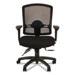 Alera Etros Series Mid-Back Multifunction with Seat Slide Chair, Supports Up to 275 lb, 17.83" to 21.45" Seat Height, Black