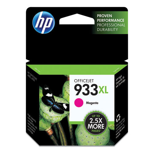 HP 933XL, (CN055AN) High-Yield Magenta Original Ink Cartridge