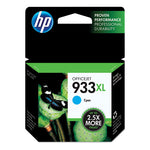 HP 933XL, (CN054AN) High-Yield Cyan Original Ink Cartridge