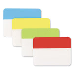 Self Stick Index Tab, 2", Assorted Colors, 40/Pack