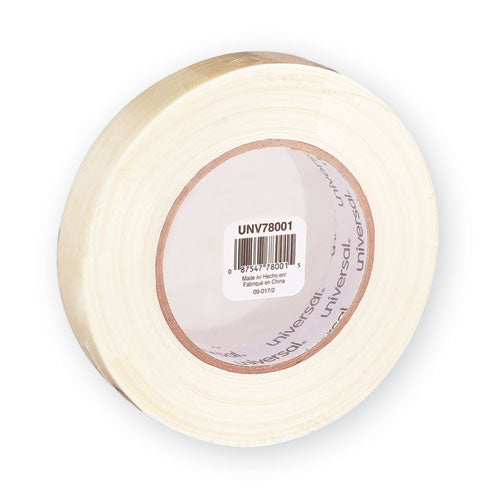 190# Medium Grade Filament Tape, 3" Core, 24 mm x 54.8 m, Clear