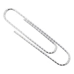 Premium Heavy-Gauge Wire Paper Clips, Jumbo, Nonskid, Silver, 100 Clips/Box, 10 Boxes/Pack