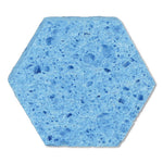 Low Scratch Scour Sponge 3000HEX, 4.45 x 3.85, Blue, 16/Carton