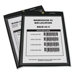 Shop Ticket Holders, Stitched, One Side Clear, 75 Sheets, 9 x 12, 25/Box