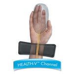 Ergonomic Memory Foam Wrist Support with Attached Mouse Pad, 8.25 x 9.87, Black