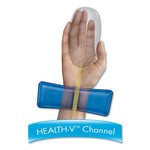 Gel Wrist Support with Attached Mouse Pad, 8.25 x 9.87, Blue