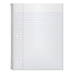 Coil-Lock Wirebound Notebook, 3-Hole Punched, 1-Subject, Medium/College Rule, Randomly Assorted Covers, (100) 11 x 8.5 Sheets